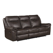 8206BRW*2 2pc Set: Sofa, Love - 8206BRW*2