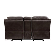 8206BRW*2 2pc Set: Sofa, Love - 8206BRW*2