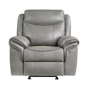 8206GRY-1 Glider Reclining Chair - 8206GRY-1