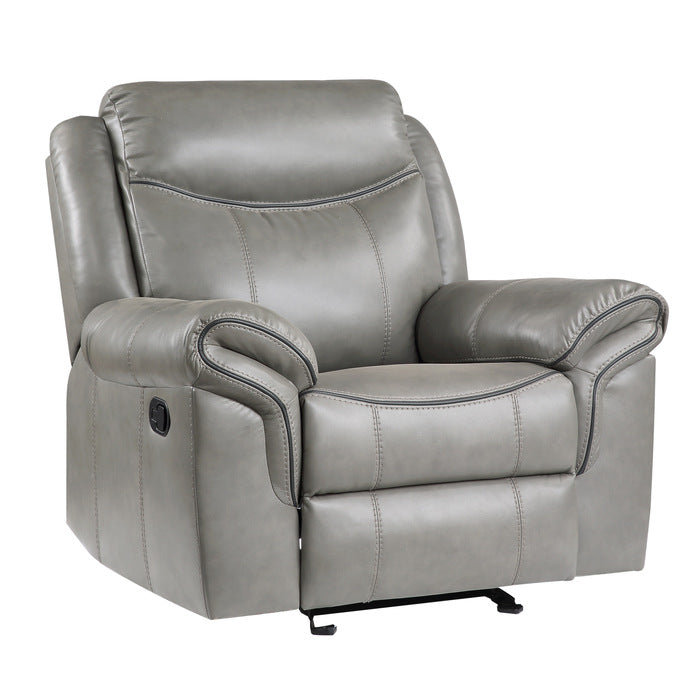 8206GRY-1 Glider Reclining Chair - 8206GRY-1