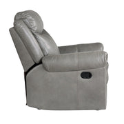 8206GRY-1 Glider Reclining Chair - 8206GRY-1