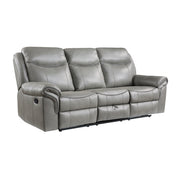8206GRY*2 2pc Set: Sofa, Love - 8206GRY*2