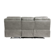 8206GRY*2 2pc Set: Sofa, Love - 8206GRY*2
