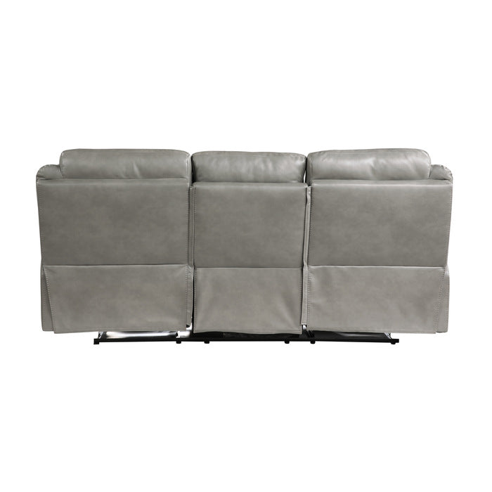 8206GRY*2 2pc Set: Sofa, Love - 8206GRY*2