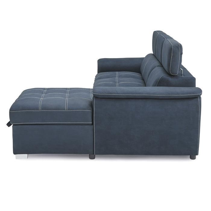 Ferriday Blue Sectional 8228Bu | Homelegance