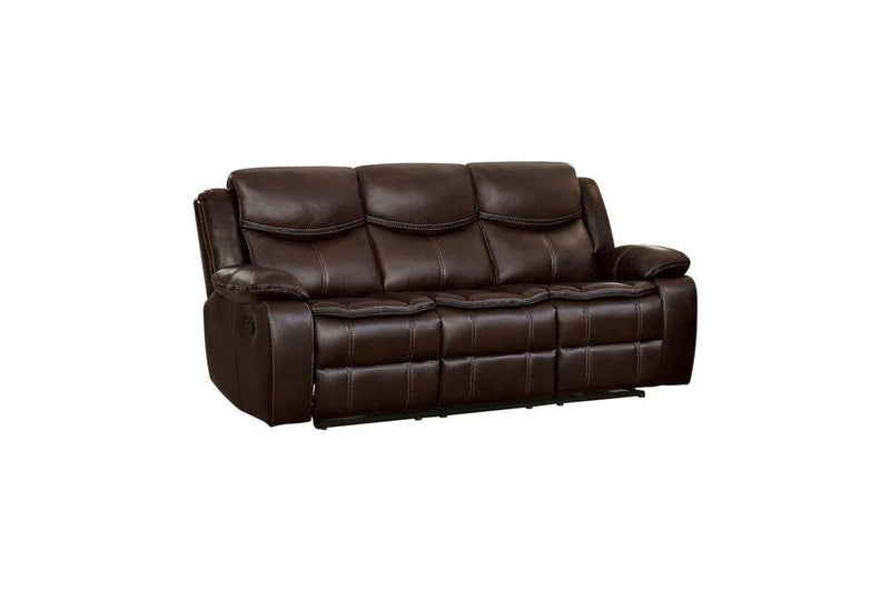 Bastrop Double Reclining Sofa 8230Brw-3 | Homelegance