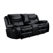 8230BLK*2 2pc Set: Sofa, Love - 8230BLK*2