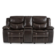 8230BRW*2 2pc Set: Sofa, Love - 8230BRW*2