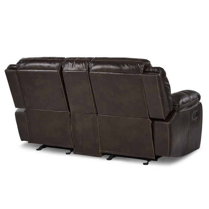 8230BRW*2 2pc Set: Sofa, Love - 8230BRW*2