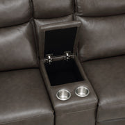 8259RFDB-2CNPWH* (3)Power Double Reclining Love Seat with Center Console and Power Headrests - 8259RFDB-2CNPWH*