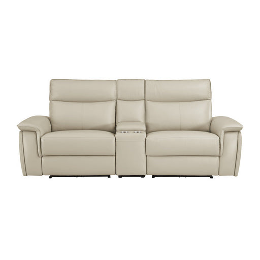 8259RFTP-2CNPWH* (3)Power Double Reclining Love Seat with Center Console and Power Headrests - 8259RFTP-2CNPWH*