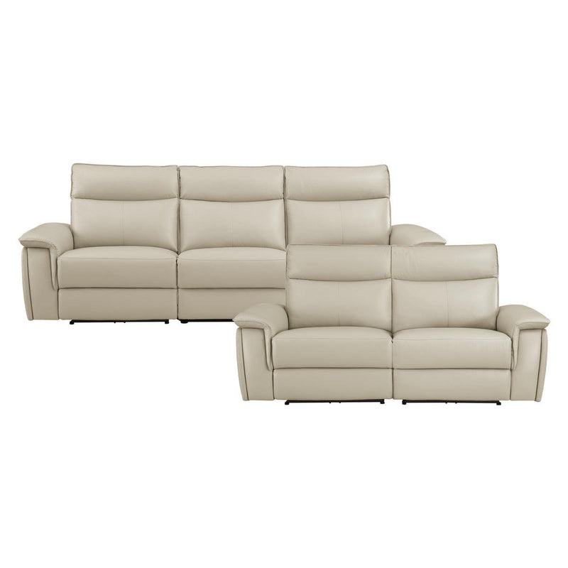 Moroni 2 Piece Sofa Set In Taupe 8259Rftp*2Pwh | Homelegance