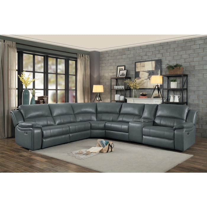 8260GY*6 (6) 6-Piece Modular Reclining Sectional - 8260GY*6