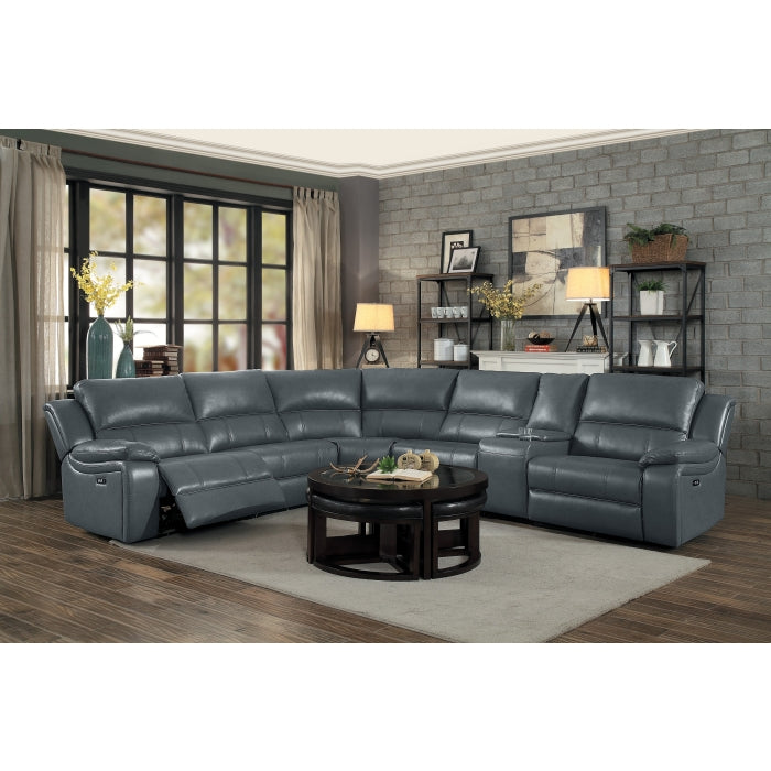 8260GY*6 (6) 6-Piece Modular Reclining Sectional - 8260GY*6
