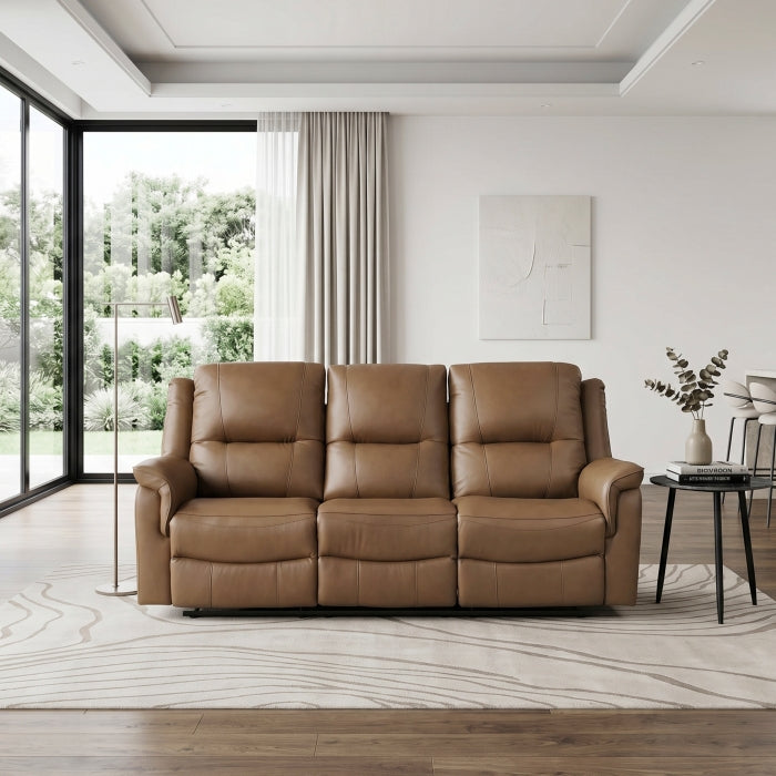 8301BRW-3PW Power Double Reclining Sofa - 8301BRW-3PW