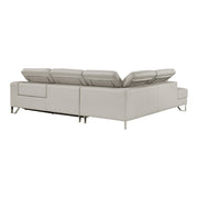 8304LGY*2LC2RPW (2)2-Piece Sectional with Left Chaise, Adjustable Headrests and Charging ports - 8304LGY*2LC2RPW