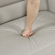 8304LGY*2LC2RPW (2)2-Piece Sectional with Left Chaise, Adjustable Headrests and Charging ports - 8304LGY*2LC2RPW