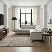 8304LGY*2LC2RPW (2)2-Piece Sectional with Left Chaise, Adjustable Headrests and Charging ports - 8304LGY*2LC2RPW
