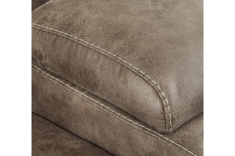Ravenel Fossil 4-Piece Power Reclining Sectional - 83106S4 - Ashley - DMV Furniture