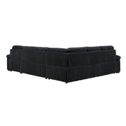 8317BLK*33LRC (3)3-Piece Sectional with Pull-out Bed, Right Side Chaise and Hidden Storage - 8317BLK*33LRC