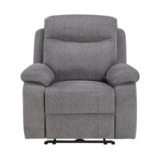 8340GRY-1PWHB Power Reclining Chair with Power Headrest, Power Lumbar Support, Bluetooth Speakers and Charging Ports - 8340GRY-1PWHB