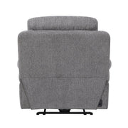 8340GRY-1PWHB Power Reclining Chair with Power Headrest, Power Lumbar Support, Bluetooth Speakers and Charging Ports - 8340GRY-1PWHB