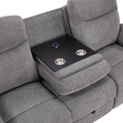 8340GRY*2PWHB 2pc Set: Sofa, Love (Power) - 8340GRY*2PWHB