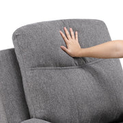 8340GRY*2PWHB 2pc Set: Sofa, Love (Power) - 8340GRY*2PWHB