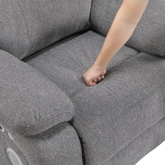 8340GRY*2PWHB 2pc Set: Sofa, Love (Power) - 8340GRY*2PWHB