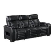 8344BLK*2PWHM 2pc Set: Sofa, Love (Power) - 8344BLK*2PWHM