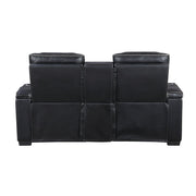 8344BLK*2PWHM 2pc Set: Sofa, Love (Power) - 8344BLK*2PWHM