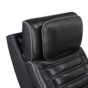 8344BLK-2PWHM Power Double Reclining Love Seat with Center Console, Power Headrests, Storage Arms(Top and Side) ,Cup Holders, Wireless Speakers with Sub-Woofer, Air Massage, Heat, LED Lighting and Charging Ports - 8344BLK-2PWHM