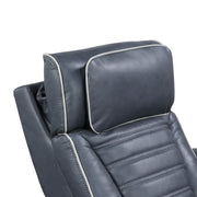 8344BUE-2PWHM Power Double Reclining Love Seat with Center Console, Power Headrests, Storage Arms(Top and Side) ,Cup Holders, Wireless Speakers with Sub-Woofer, Air Massage, Heat, LED Lighting and Charging Ports - 8344BUE-2PWHM