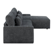 8345DGY*23LRC 2-Piece Sectional with Convertible Queen Sleeper and Right Side Chaise - 8345DGY*23LRC