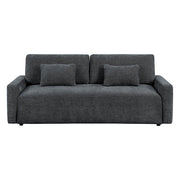 8345DGY-3 Convertible Queen Sleeper Sofa with Charging Ports - 8345DGY-3