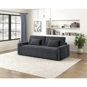 8345DGY-3 Convertible Queen Sleeper Sofa with Charging Ports - 8345DGY-3