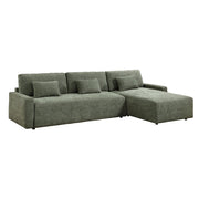 8345GRN*23LRC 2-Piece Sectional with Convertible Queen Sleeper and Right Side Chaise - 8345GRN*23LRC