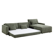 8345GRN*23LRC 2-Piece Sectional with Convertible Queen Sleeper and Right Side Chaise - 8345GRN*23LRC