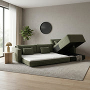 8345GRN*23LRC 2-Piece Sectional with Convertible Queen Sleeper and Right Side Chaise - 8345GRN*23LRC