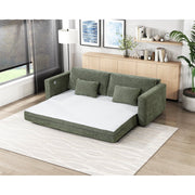 8345GRN-3 Convertible Queen Sleeper Sofa with Charging Ports - 8345GRN-3