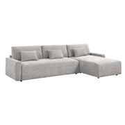8345GRY*23LRC 2-Piece Sectional with Convertible Queen Sleeper and Right Side Chaise - 8345GRY*23LRC