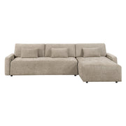 8345TPE*23LRC 2-Piece Sectional with Convertible Queen Sleeper and Right Side Chaise - 8345TPE*23LRC