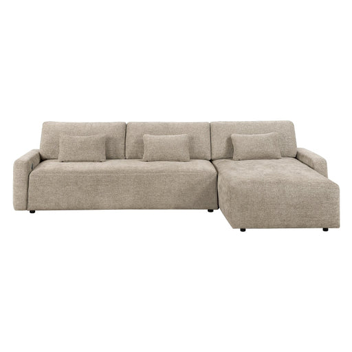 8345TPE*23LRC 2-Piece Sectional with Convertible Queen Sleeper and Right Side Chaise - 8345TPE*23LRC
