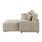 8345TPE*23LRC 2-Piece Sectional with Convertible Queen Sleeper and Right Side Chaise - 8345TPE*23LRC