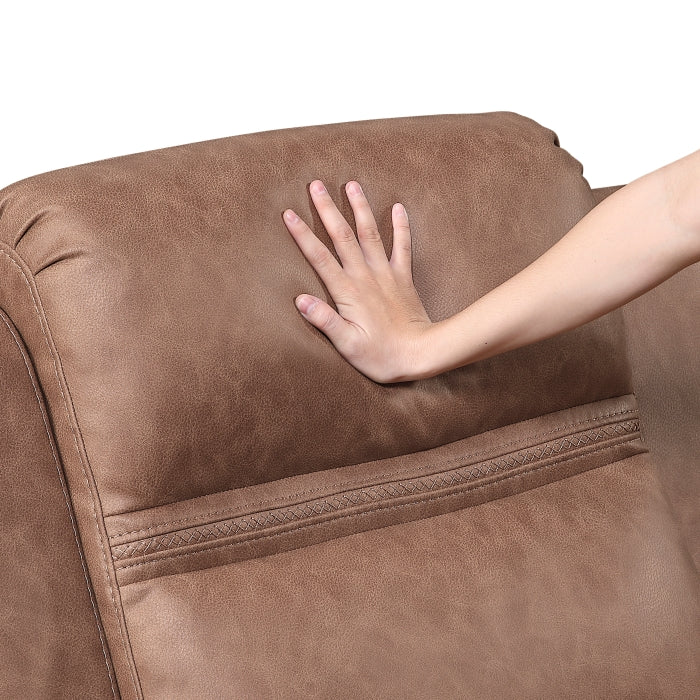 8347BRW-3 Double Reclining Sofa - 8347BRW-3