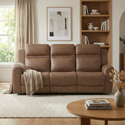 8347BRW-3 Double Reclining Sofa - 8347BRW-3