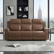 8347BRW-3 Double Reclining Sofa - 8347BRW-3