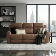 8347BRW-3 Double Reclining Sofa - 8347BRW-3