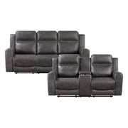 8347CRC*2 2pc Set: Sofa, Love - 8347CRC*2
