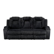 8348BLK*2 2pc Set: Sofa, Love - 8348BLK*2